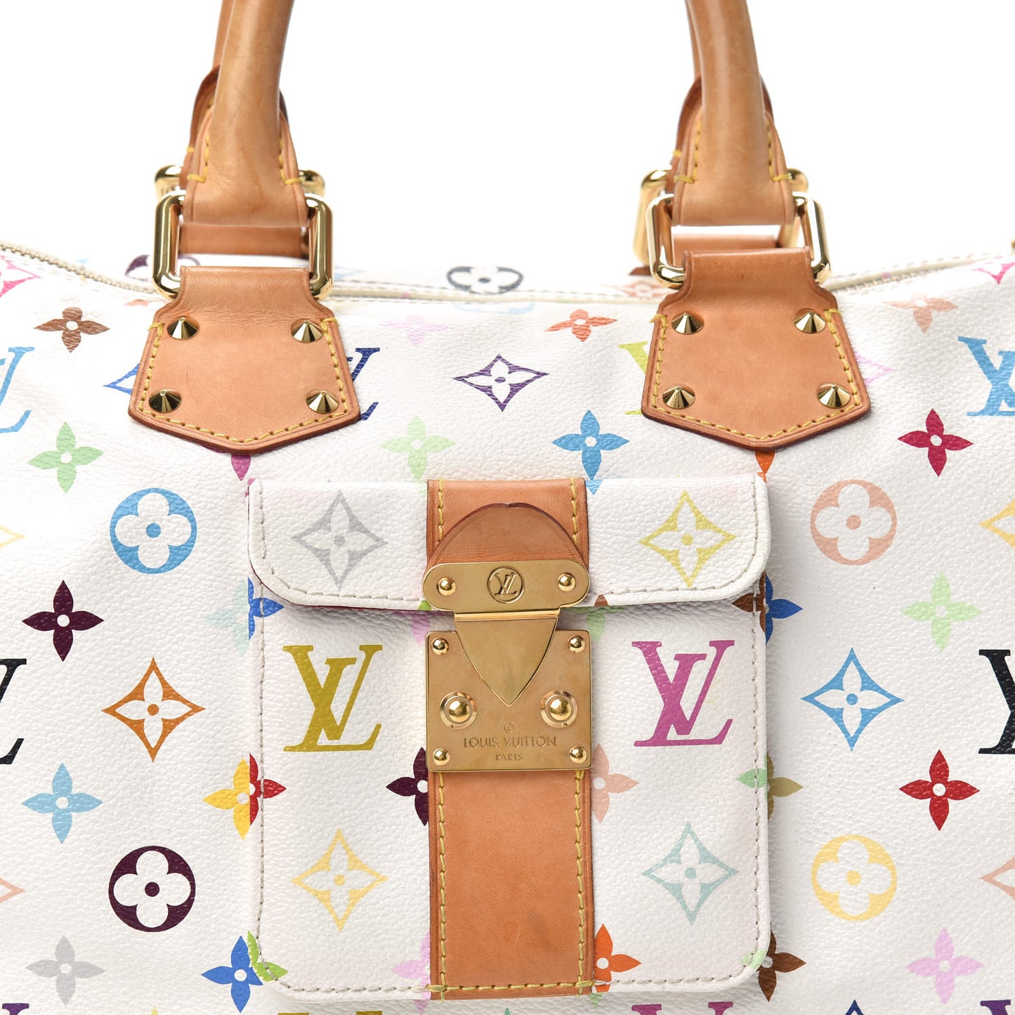 Monogram Multicolor Speedy 30 White