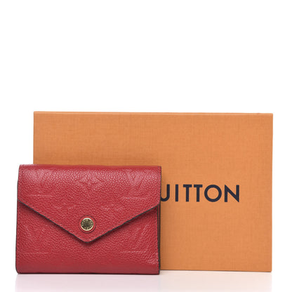 Louis Vuitton Empreinte Victorine Wallet Scarlet 8 of 8