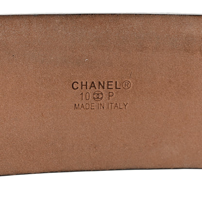 Chanel Patent Calfskin CC Belt 95 38 Black 5 of 12