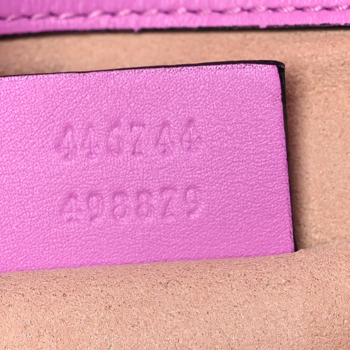 Calfskin Matelasse Mini GG Marmont Shoulder Bag Candy Mousse
