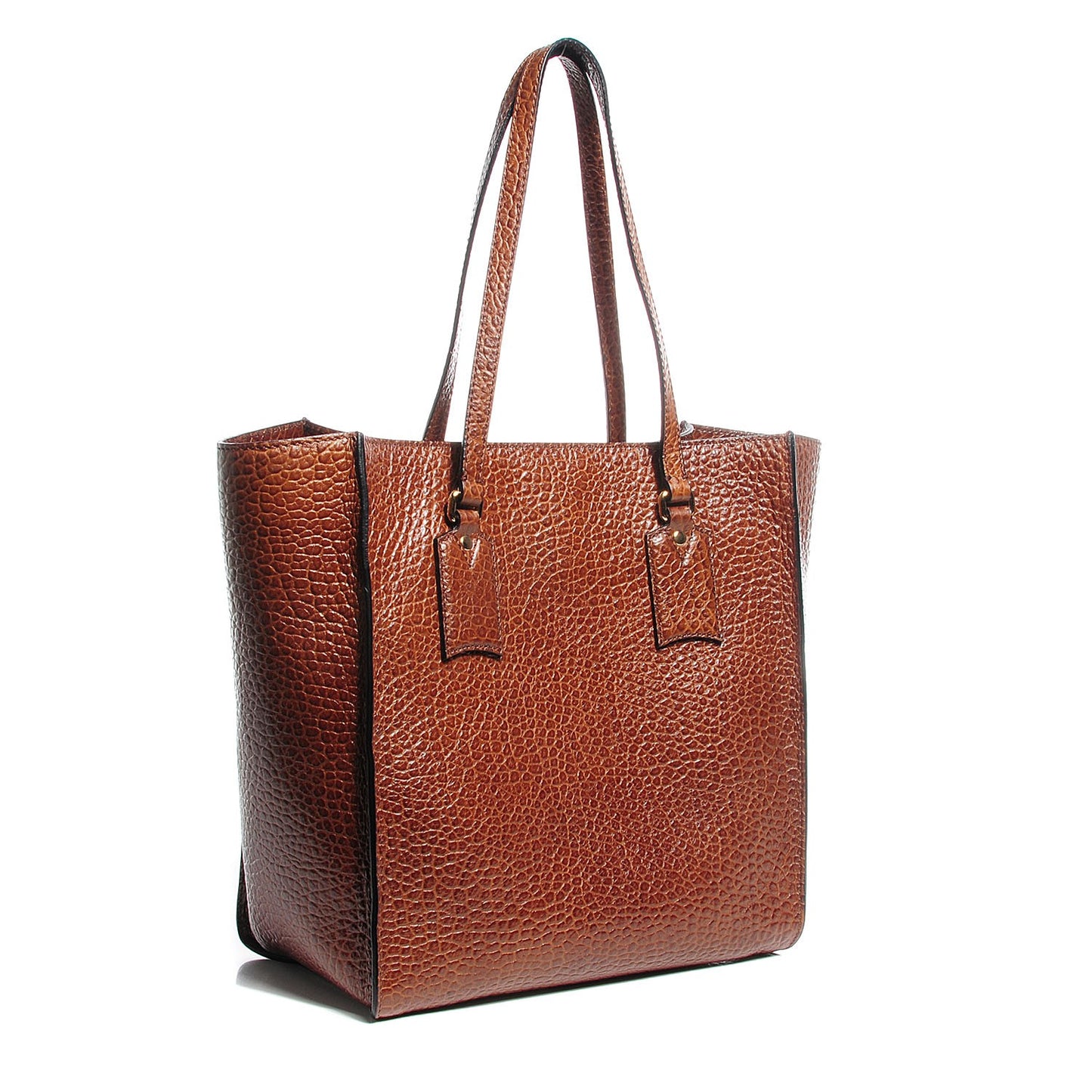 Heritage Grain Medium Woodbury Tote Brown
