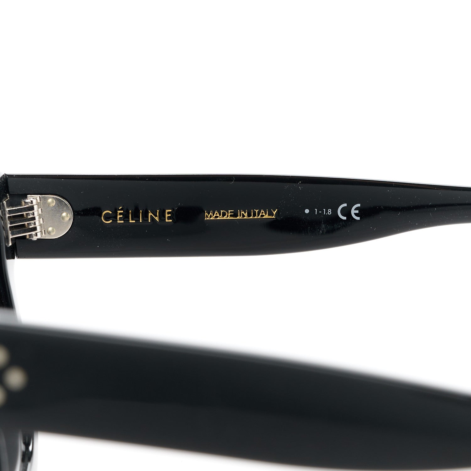 Celine Polarized Sunglasses CL4004IN Black 7 of 9