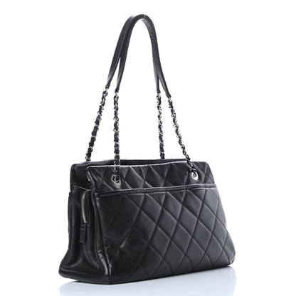 Chanel Caviar Quilted Timeless CC Soft Tote Black 3 of 10
