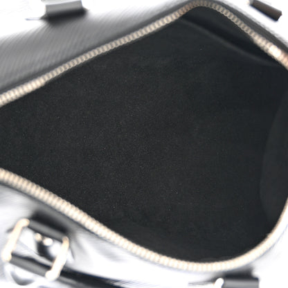 Louis Vuitton Epi Speedy Bandouliere 25 Black 5 of 11