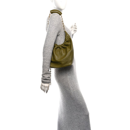 Loewe Mellow Nappa Small Squeeze Bag Olive 2 of 9