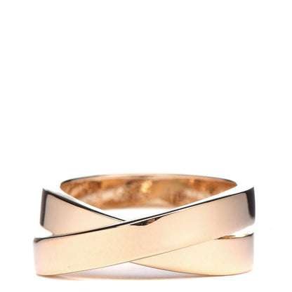 Cartier 18K Yellow Gold 9mm Paris Nouvelle Vague Ring 54 6.75 1 of 6
