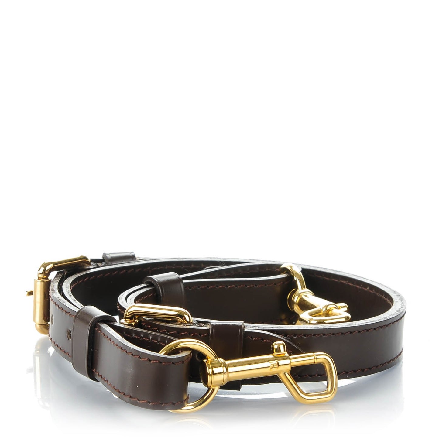 Calfskin Adjustable Trevi Shoulder Strap Brown