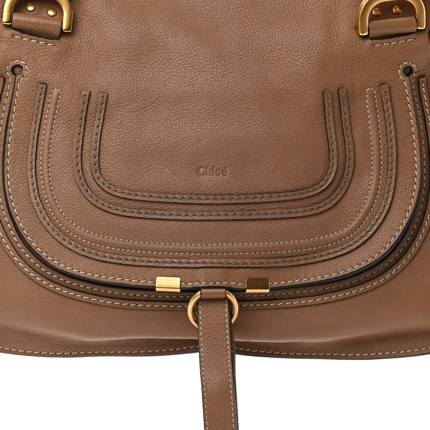 Chloe Calfskin Medium Marcie Satchel Nut 8 of 14