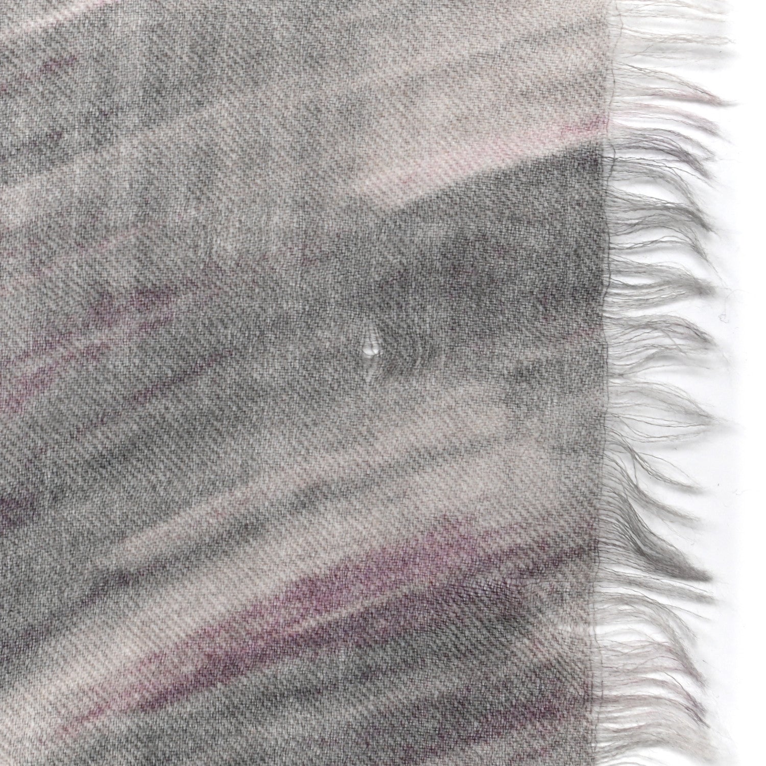 Chanel Cashmere Scarf Light Grey Light Pink 6 of 6