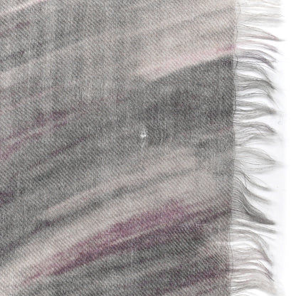 Chanel Cashmere Scarf Light Grey Light Pink 6 of 6