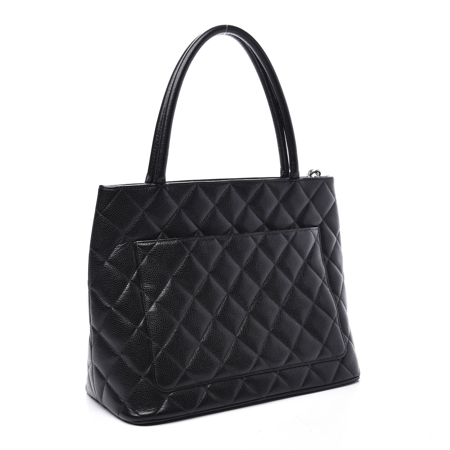 Chanel Caviar Quilted Medallion Tote Black 2 of 10