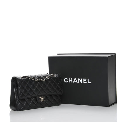 Chanel Caviar Quilted Medium Double Flap Black 8 of 8