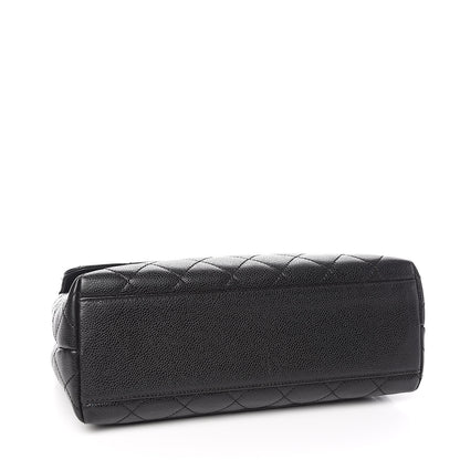 Chanel Caviar Quilted Jumbo Kelly Flap Black 4 of 12