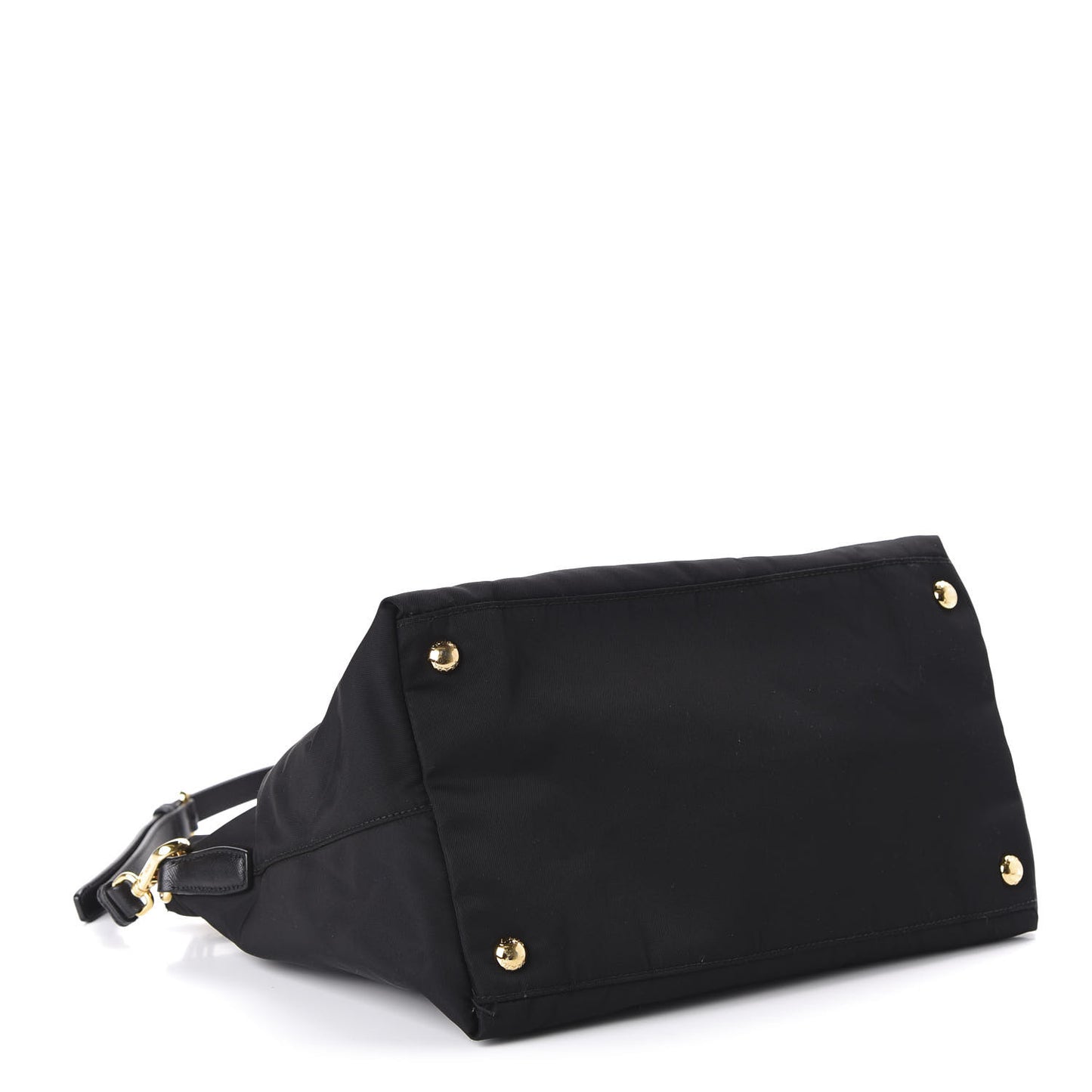 Saffiano Tessuto Nylon Tote Black