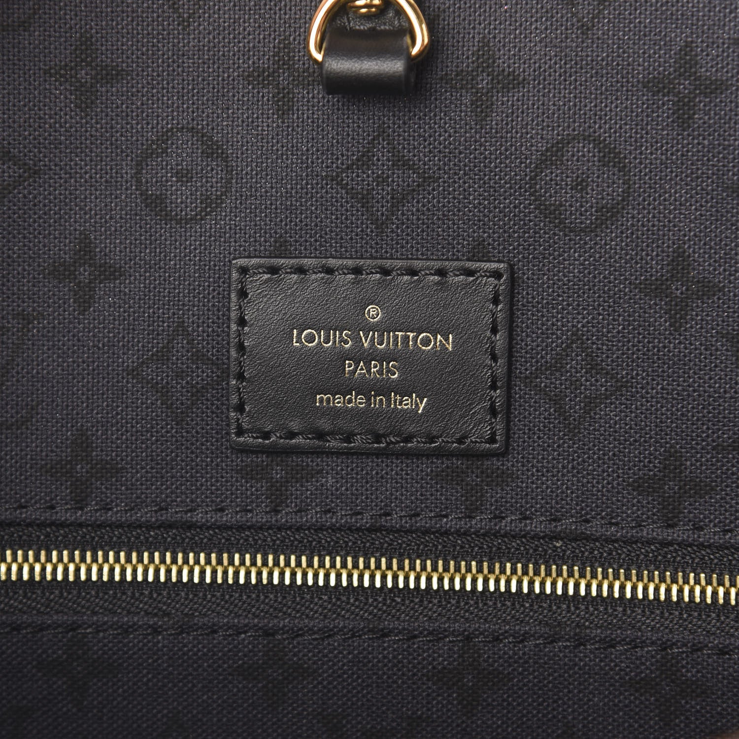 Louis Vuitton Monogram Giant Crafty Onthego GM Creme Rouge Black 6 of 9