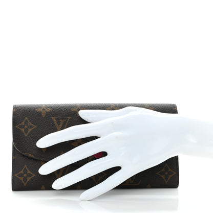 Louis Vuitton Monogram Emilie Wallet Fuchsia 2 of 10