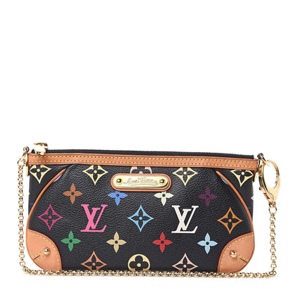 Louis Vuitton Monogram Multicolor Pochette Milla MM Black 1 of 9