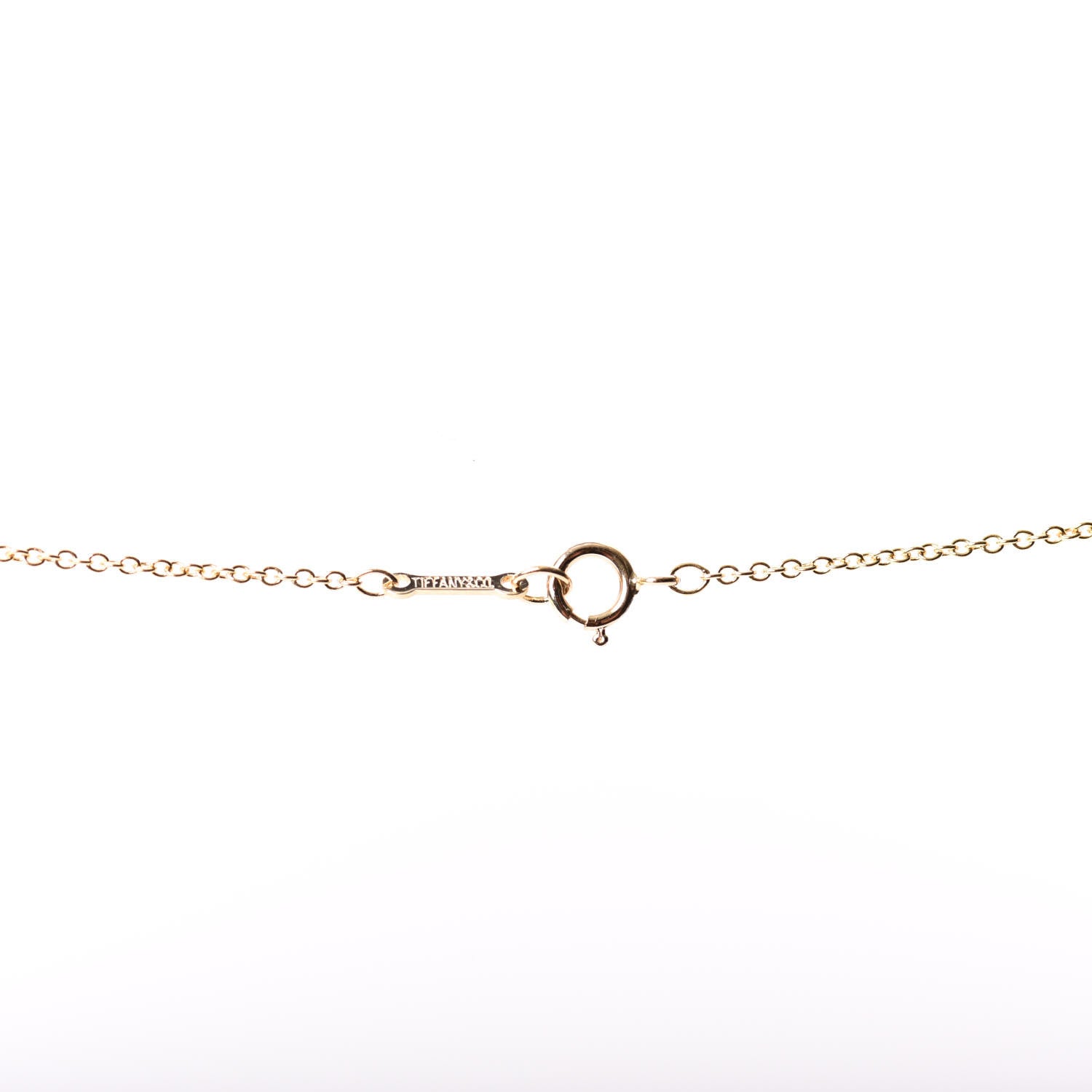 Tiffany 18K Yellow Gold Paloma Picasso Graffiti X Pendant Necklace 4 of 5