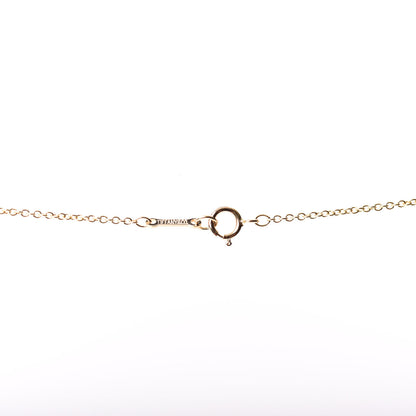Tiffany 18K Yellow Gold Paloma Picasso Graffiti X Pendant Necklace 4 of 5