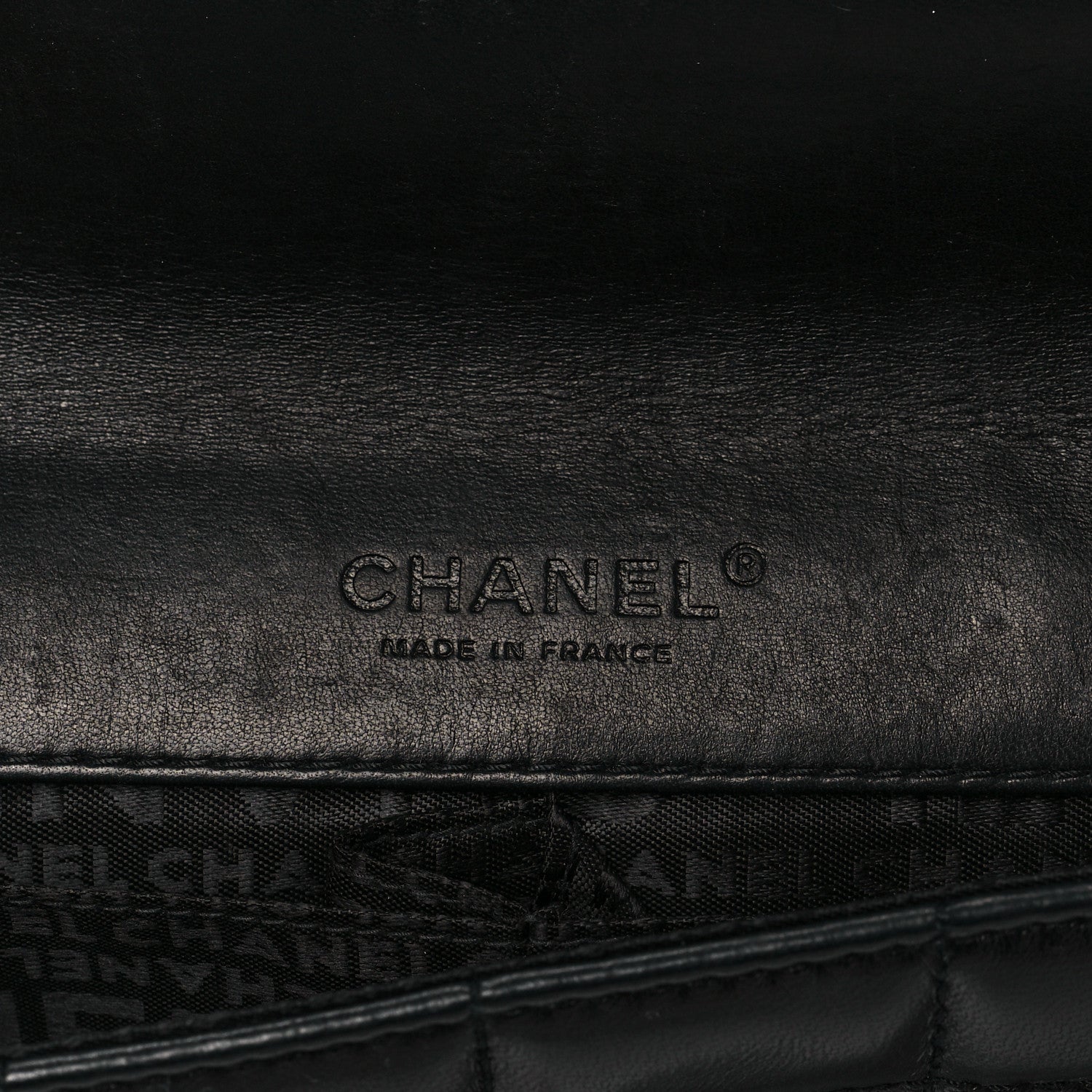 Chanel Lambskin Chocolate Bar Quilted Lambskin 3 Chain Flap Black 5 of 9