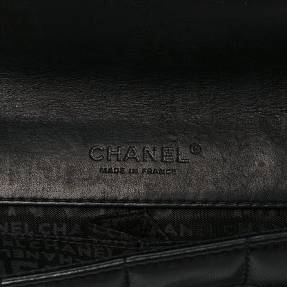 Chanel Lambskin Chocolate Bar Quilted Lambskin 3 Chain Flap Black 5 of 9