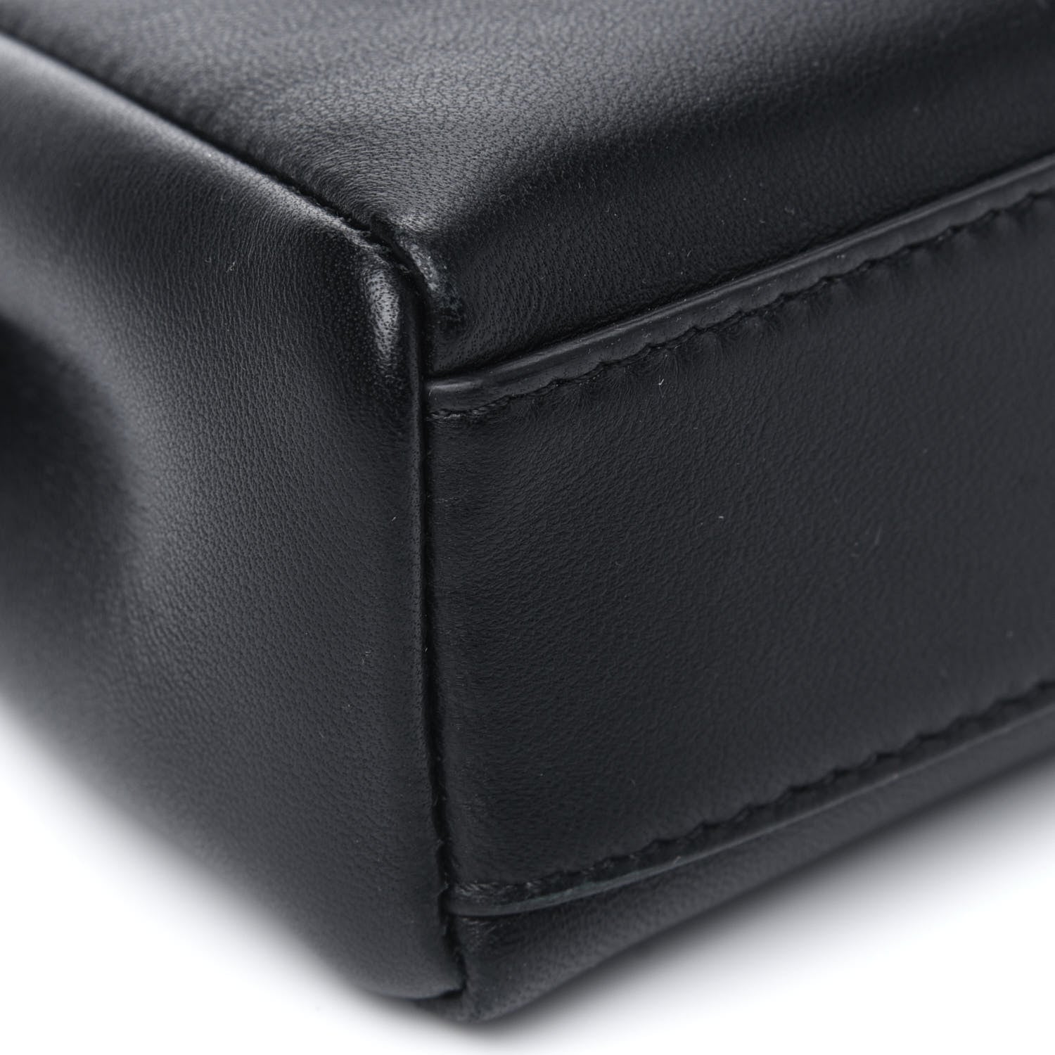 Fendi Nappa Micro Peekaboo Iconic Satchel Black 7 of 12
