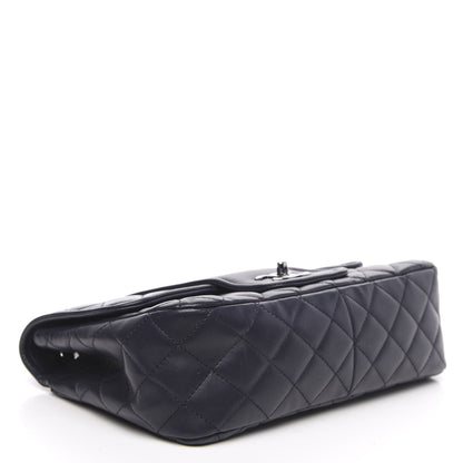 Chanel Lambskin Quilted Elementary Chic Flap Navy 4 of 13