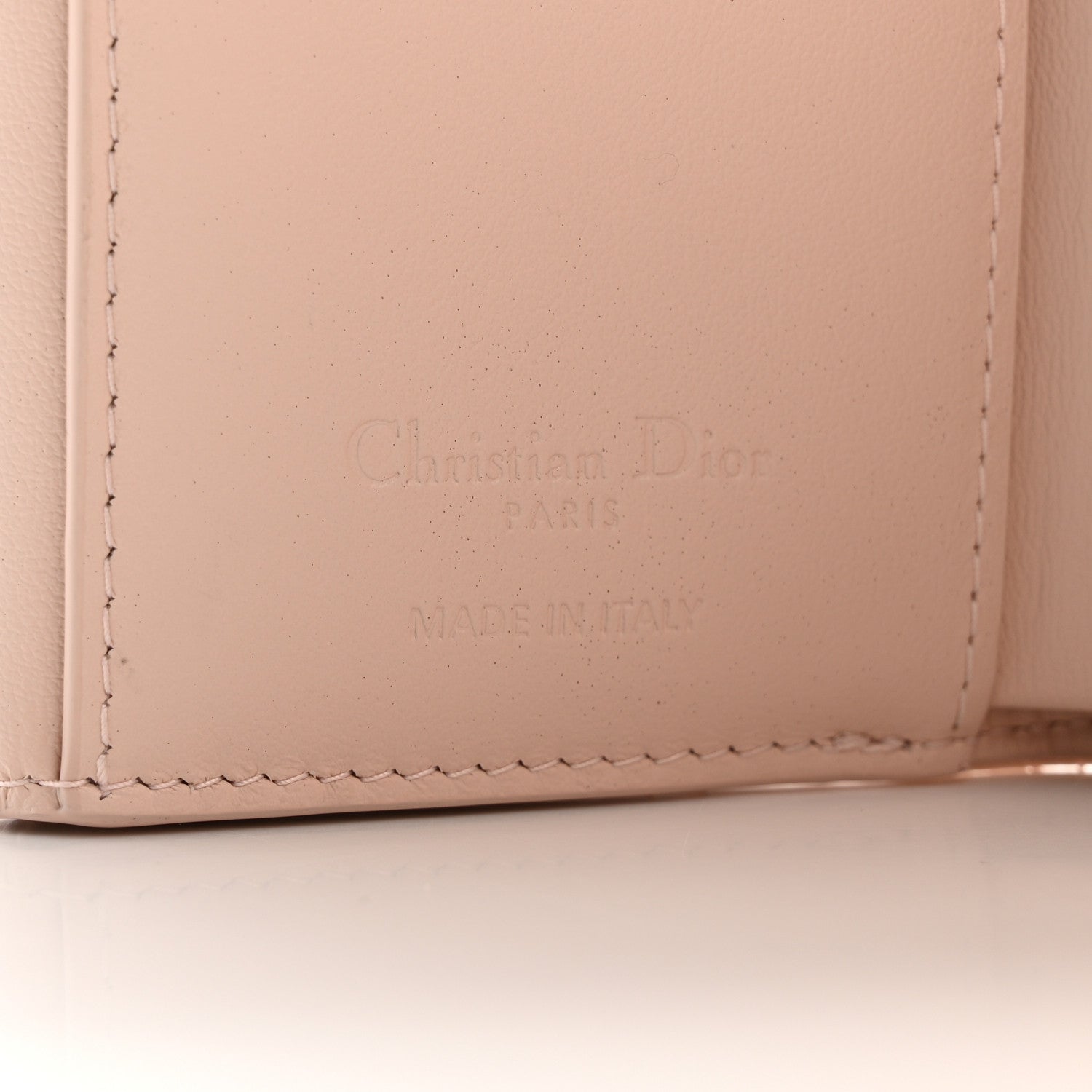 Christian Dior Patent Cannage Lady Dior Medium Wallet Rose Poudre 6 of 7
