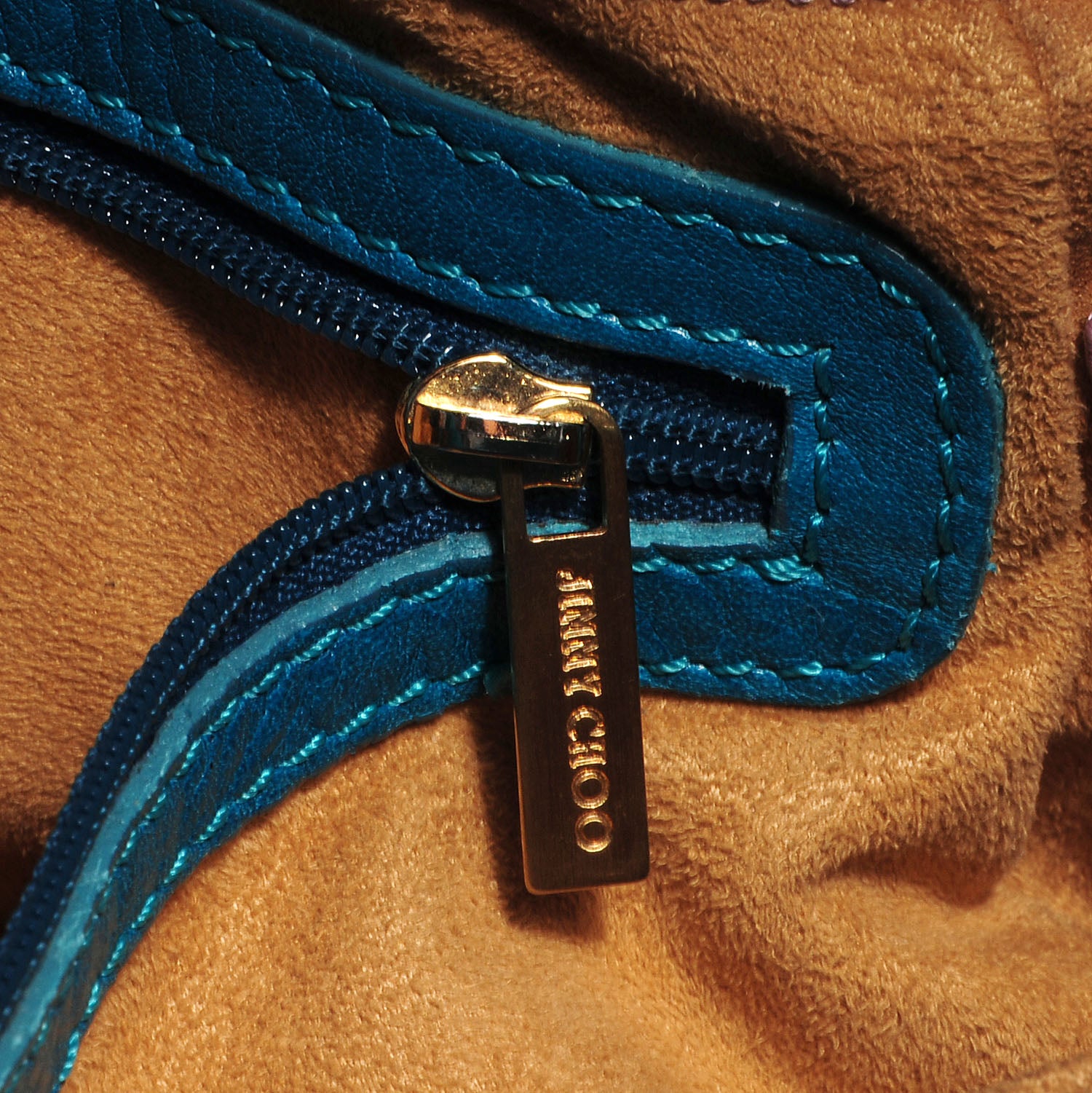 Jimmy Choo Leather Suede Mahala Turquoise 10 of 10