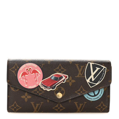 Louis Vuitton Monogram World Tour Sarah Wallet 1 of 12