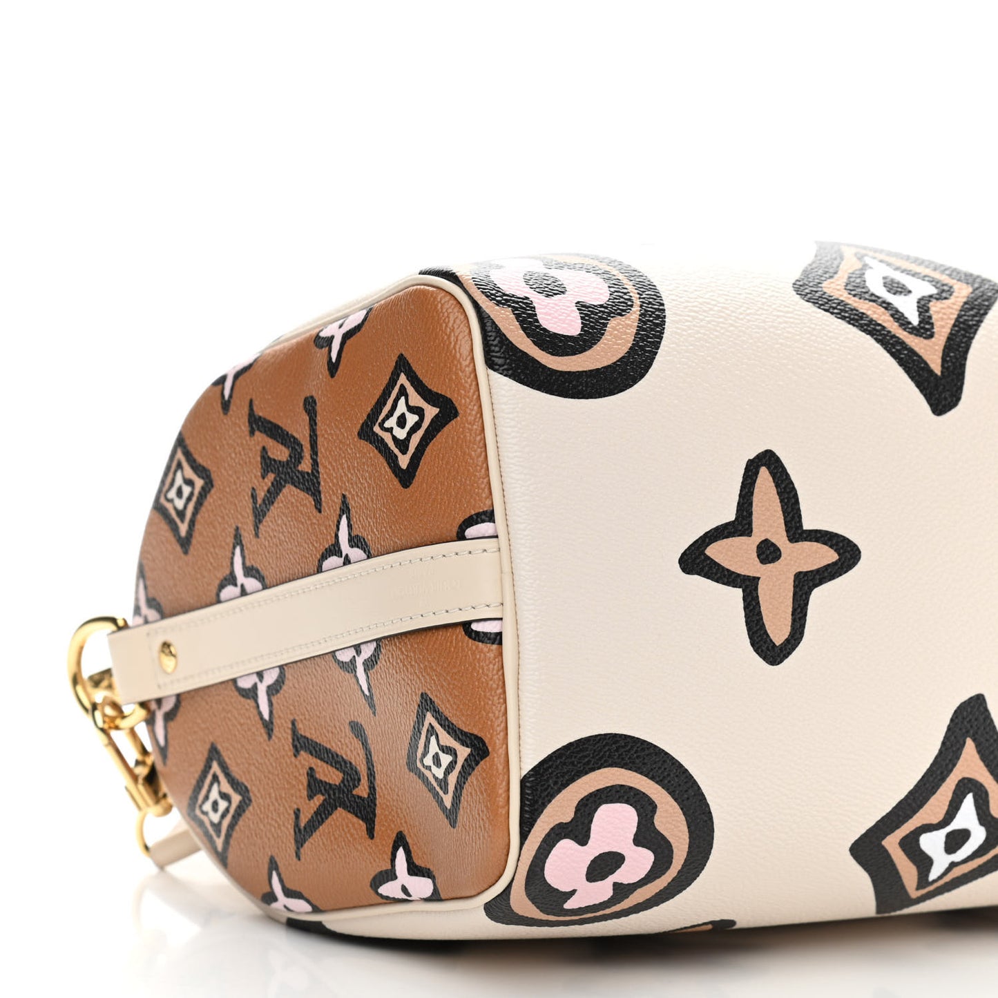 Monogram Giant Wild At Heart Speedy Bandouliere 25 Creme
