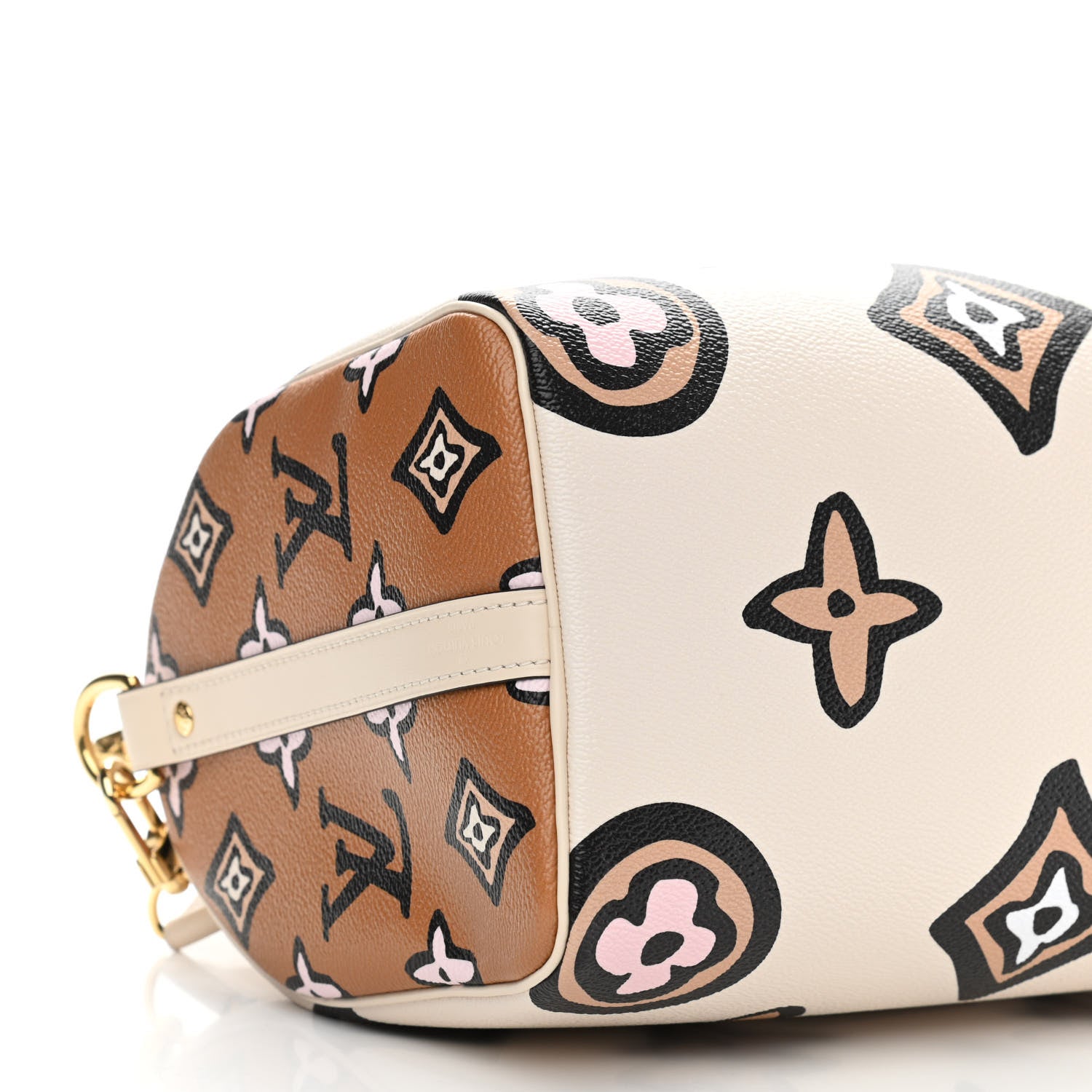 Louis Vuitton Monogram Giant Wild At Heart Speedy Bandouliere 25 Creme 9 of 11