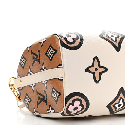 Louis Vuitton Monogram Giant Wild At Heart Speedy Bandouliere 25 Creme 9 of 11