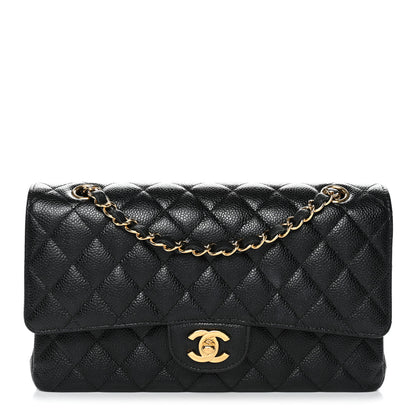 Chanel Caviar Quilted Medium Double Flap Black 1 of 10
