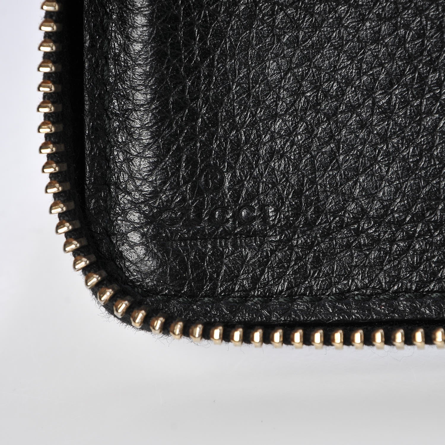 Gucci Calfskin Soho Zip Around Wallet Black 6 of 9