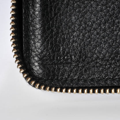 Gucci Calfskin Soho Zip Around Wallet Black 6 of 9