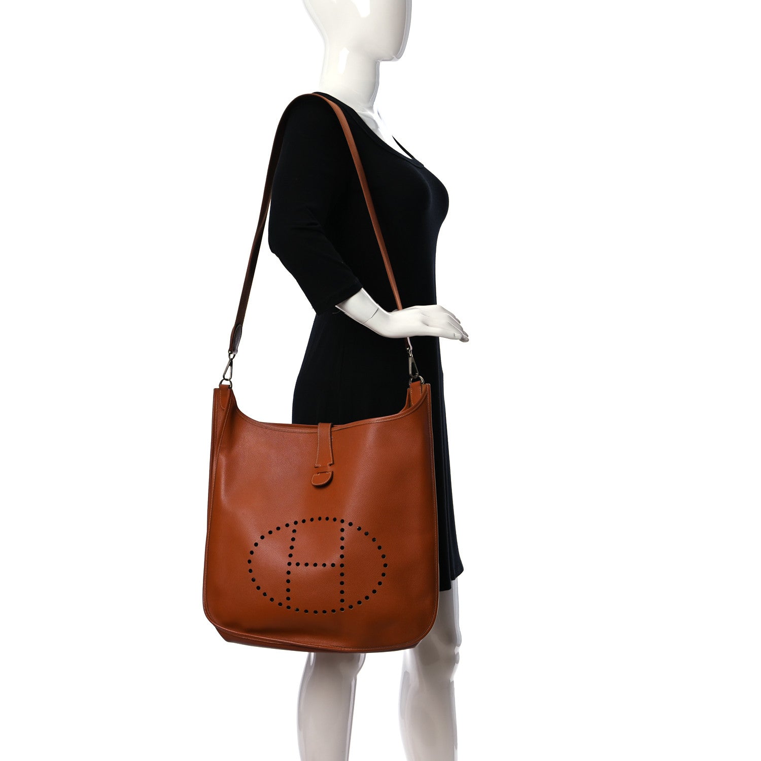 Hermes Epsom Evelyne II TGM Orange 2 of 18
