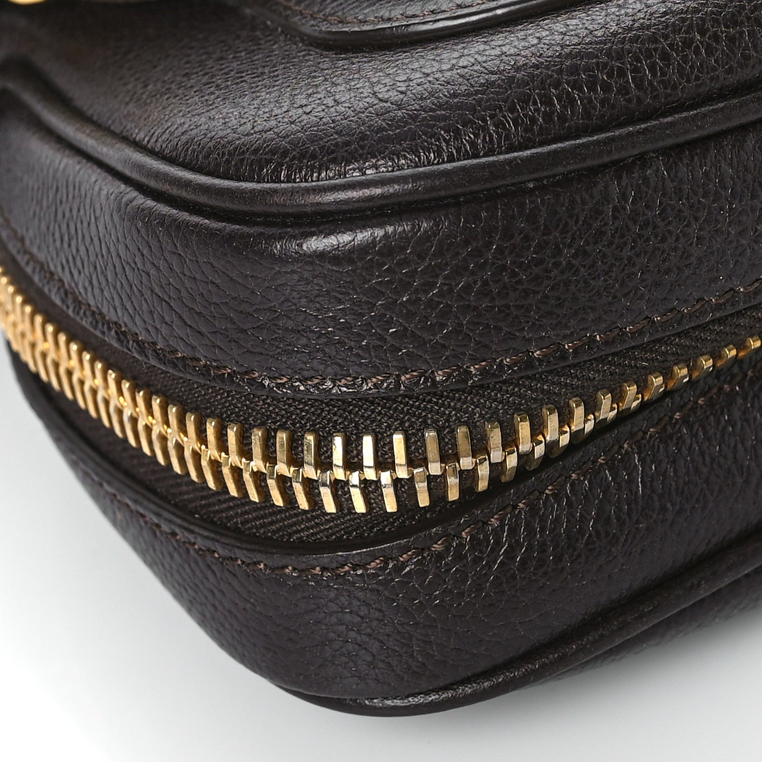 Tom Ford Calfskin Mini Jennifer Crossbody Bag Brown 7 of 9