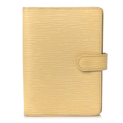 Louis Vuitton Epi Small Ring Agenda Cover Vanilla 1 of 14