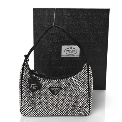 Prada Satin Crystal Mini Re-Edition 2000 Bag Cristal 9 of 9