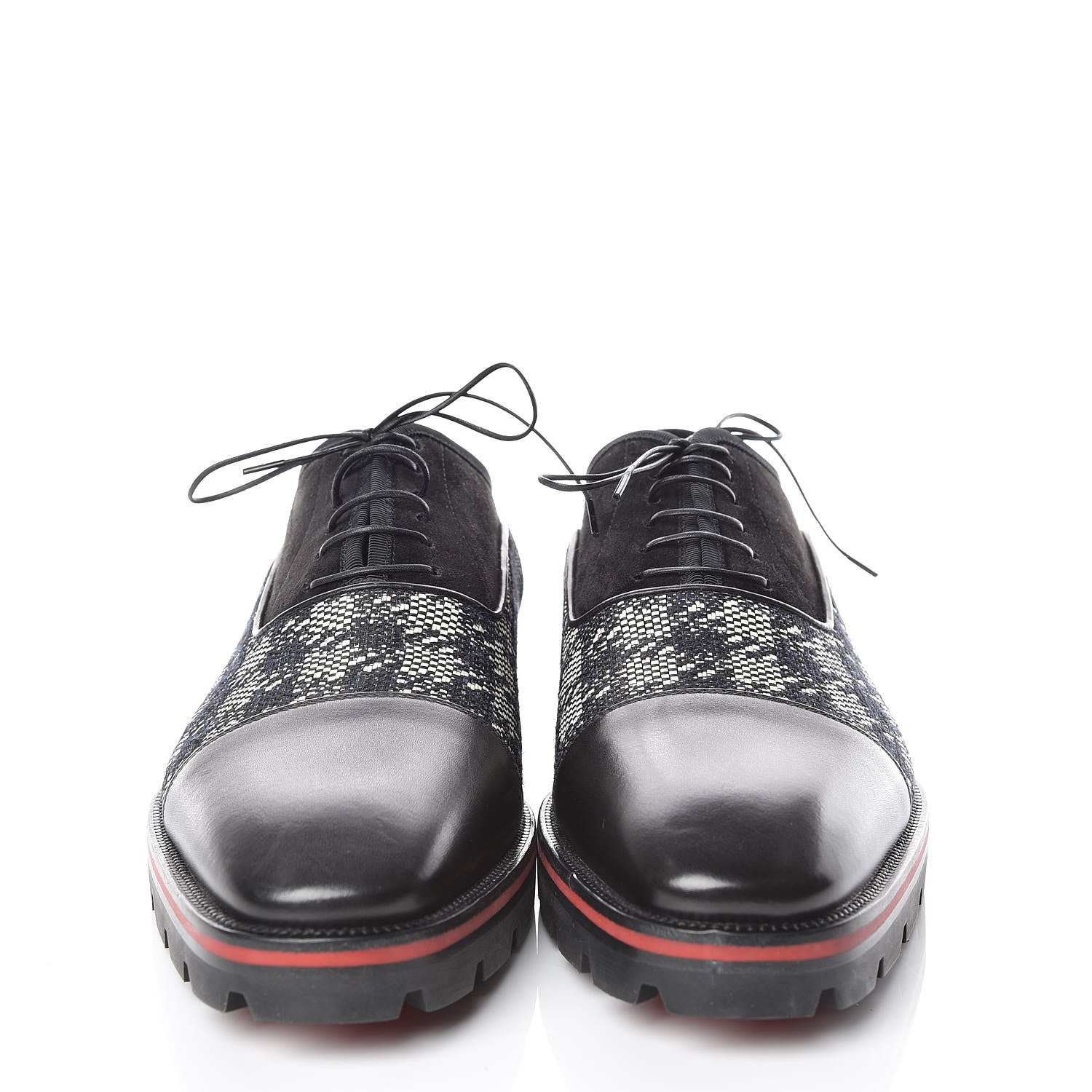 Christian Louboutin Suede Calfskin Mens Hubertus Orlato Flat 42 Black 2 of 7