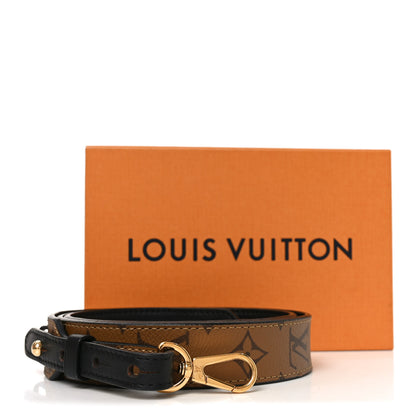 Louis Vuitton Reverse Monogram Bandouliere Shoulder Strap XL Black 4 of 4