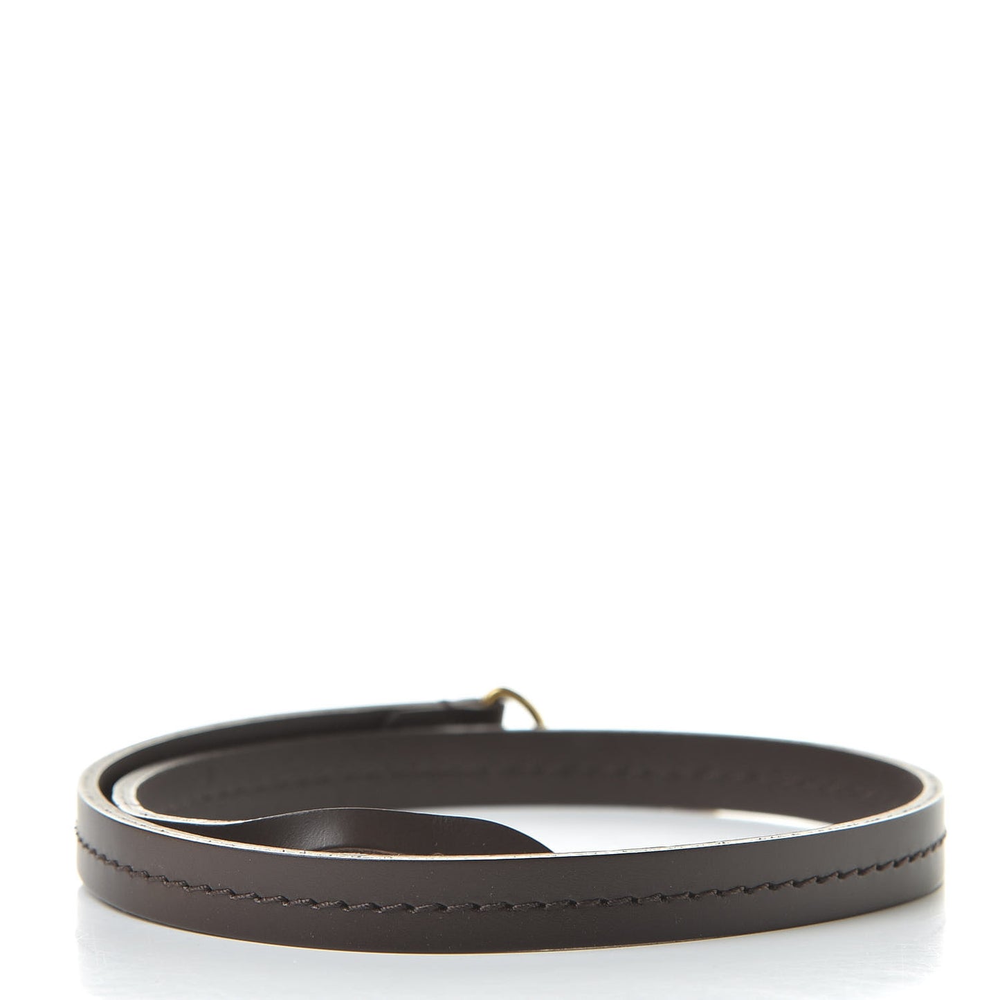 Calfskin Pochette Accessories Strap Brown