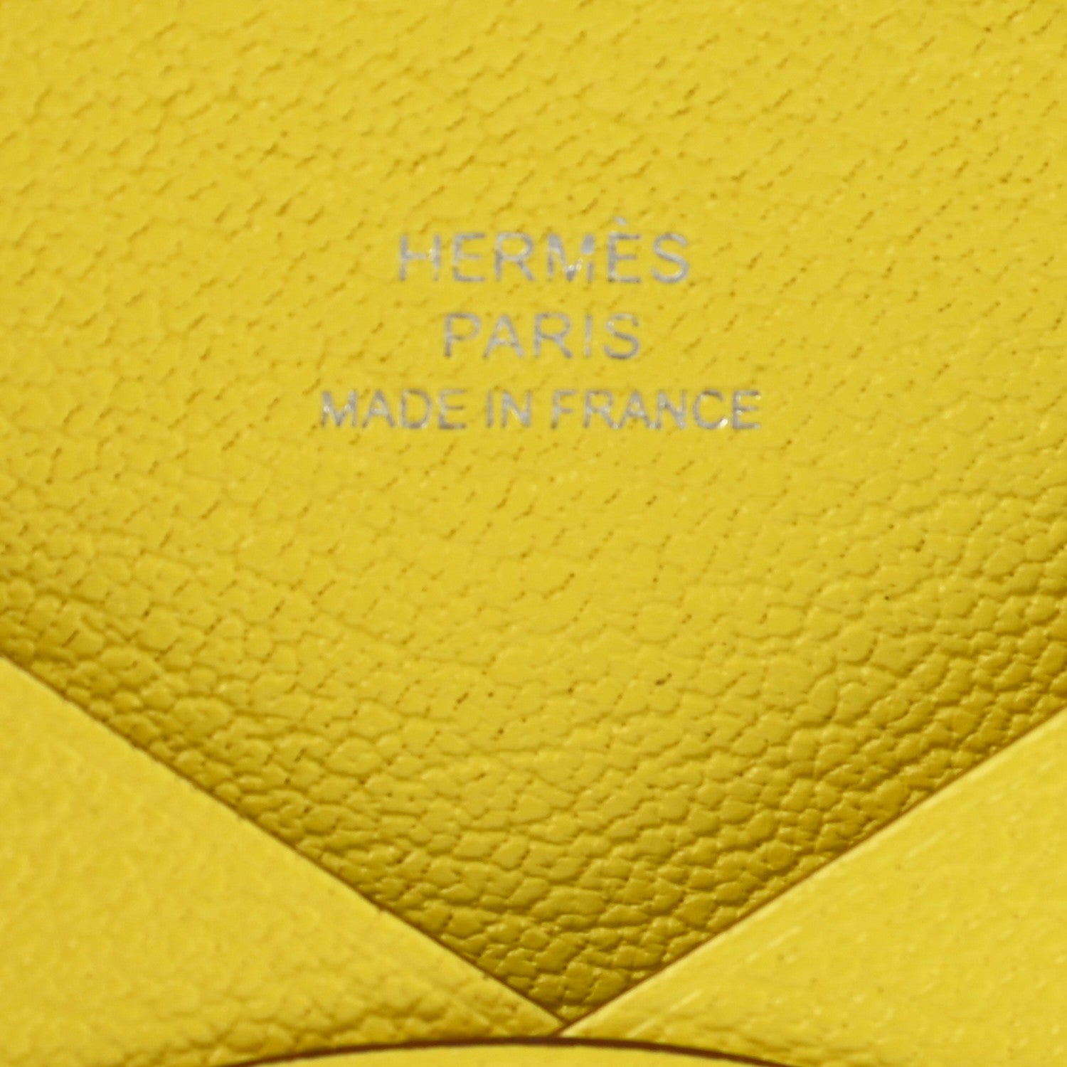 Hermes Chevre Mysore Calvi Card Case Lime 6 of 7