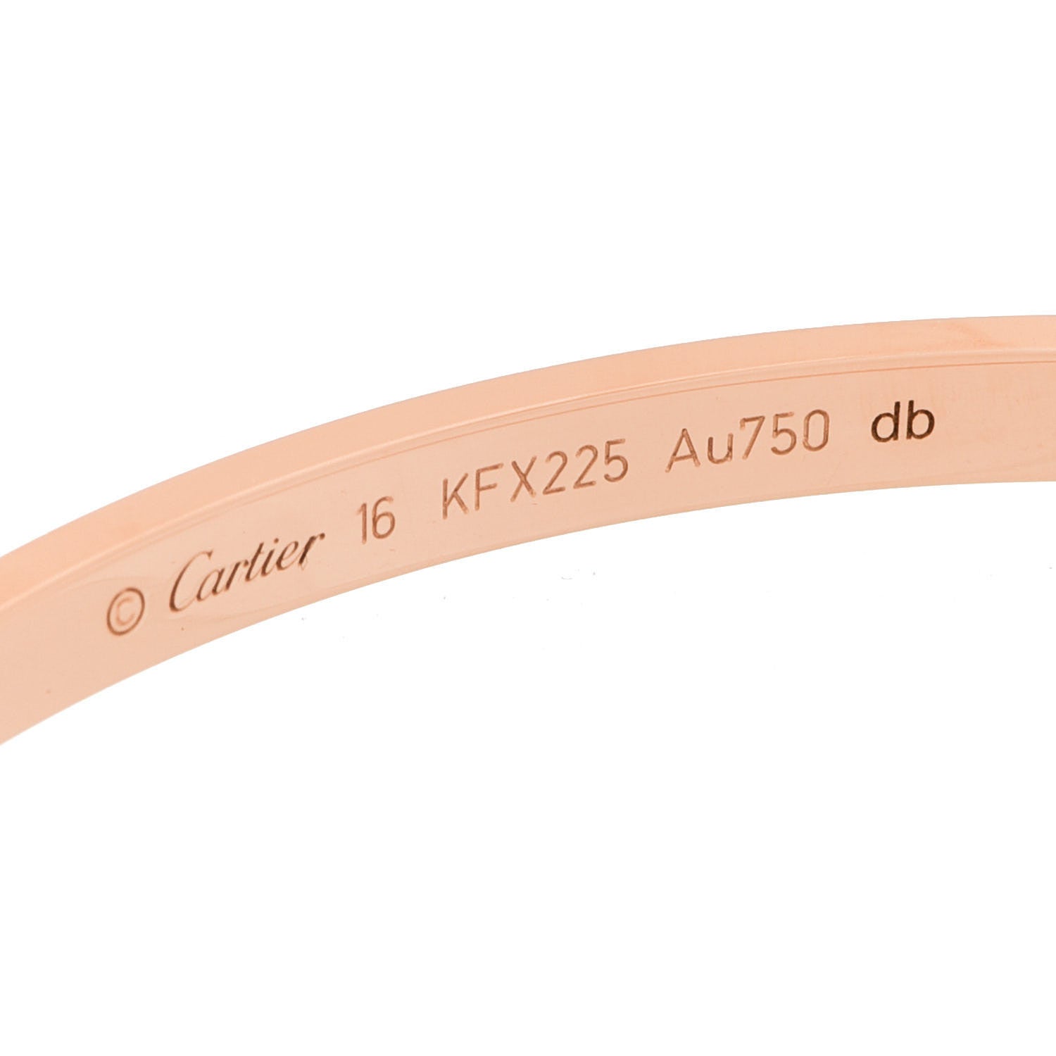 Cartier 18K Pink Gold Small LOVE Bracelet 16 4 of 4