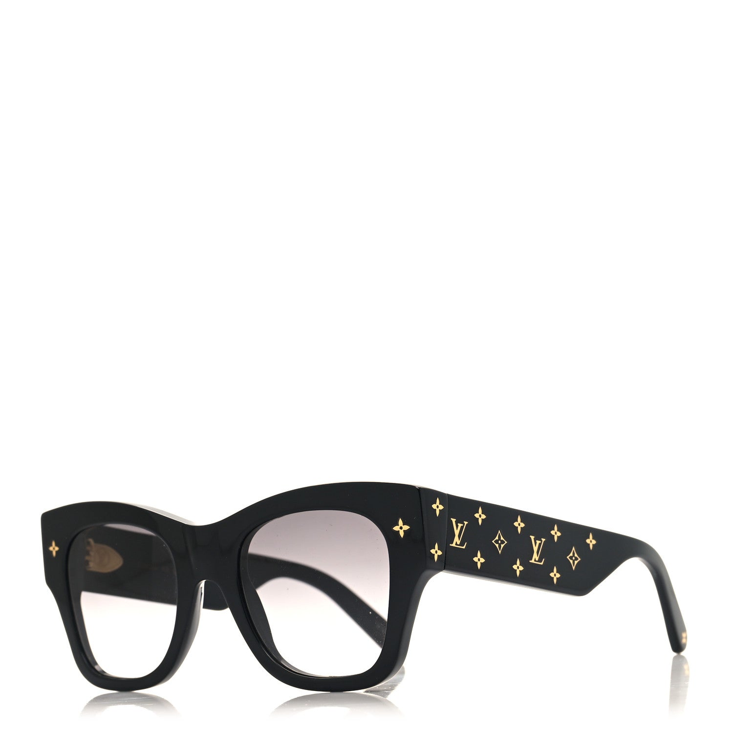 Louis Vuitton LOUIS VUITTON Rendez-Vous Square Sunglasses Z1564W Black 1 of 7