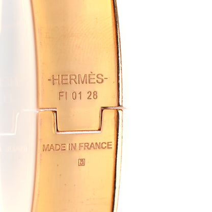 Hermes Enamel Narrow Clic Clac H Bracelet PM White 3 of 3