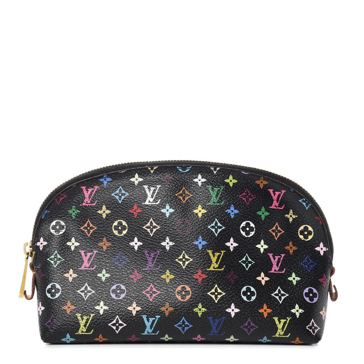 Monogram Multicolor Cosmetic Pouch Black Grenade