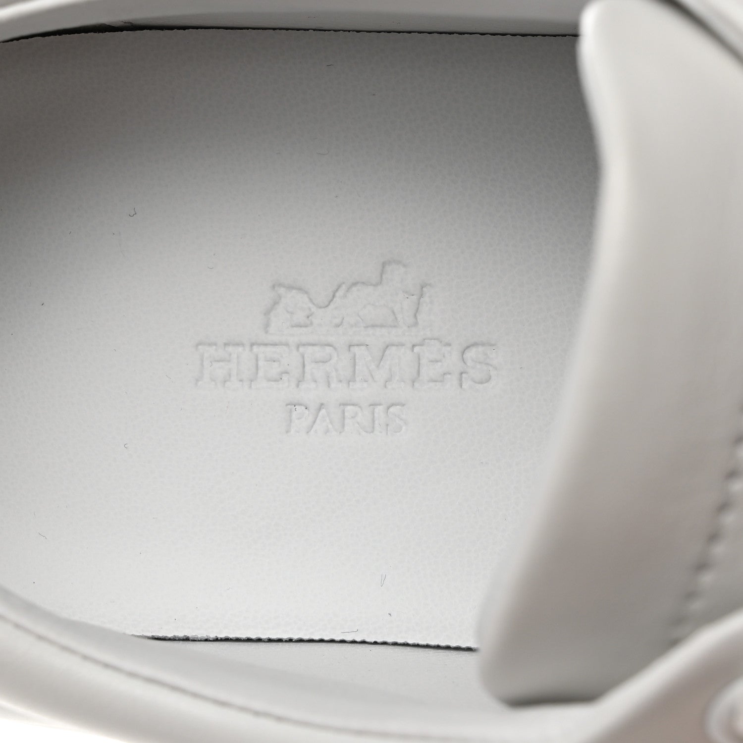 Hermes Calfskin Womens Happy Sneakers 35 White 7 of 9