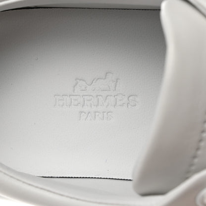 Hermes Calfskin Womens Happy Sneakers 35 White 7 of 9